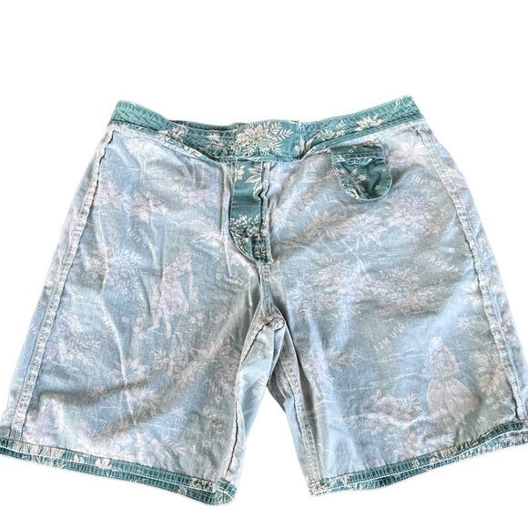 Polo Ralph Lauren Swimwear Hawaiian Hula Girl Swim Trunks Size 34 Luau Tropical - Picture 3 of 12